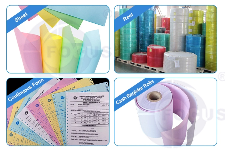 Di alta qualità/a buon mercato/colori la carta da stampa a più parti della carta di /Carbonless della carta dell'ncr (nessun carbonio richiesto)/della carta duplicata