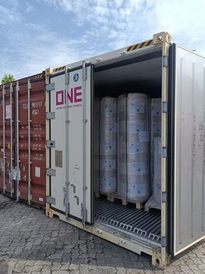 Rotolo enorme nero 80*60mm di carta cinesi della carta di termale di immagine di MARCA del FUOCO