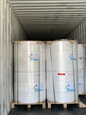 Immagine nera Superficie di alta liscezza Jumbo Rollo di carta termica per cassa o etichetta termica