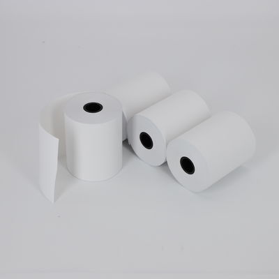 Immagine termica 55GSM 640*12000 del nero di Till Thermal Receipt Paper Rolls del registratore di cassa dell'arpa