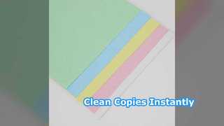 Carta NCR: copie senza carbonio pulite all'istante