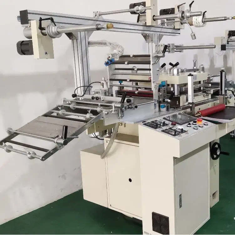 Precision Label Die Cutting Machine With Japan Mitsubishi PLC Control System And German Technology KINCO Standard Motor