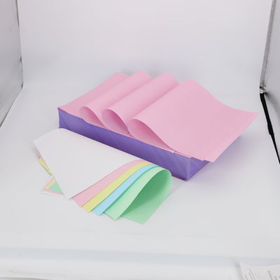 100% polpa di legno vergine di grado A Blu foglio immagine / bobina 5 Plys carta NCR