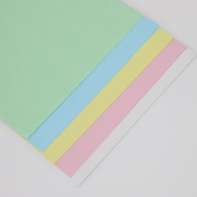 Carta NCR per stampanti laser in nero Bianco Rosa Giallo Blu Verde 43*61cm Carta senza carbonio